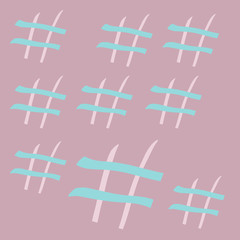 Obraz premium 01018_JuneBloom_PastelTriangle