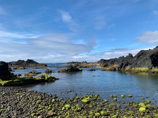 Fototapeta premium Coast on São Miguel island, Azores, Portugal near Ponta De Mosteiros