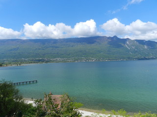 Fototapeta premium lac de chambery