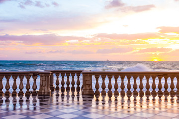 The Terrazza Mascagni is a belvedere in Leghorn, Italy