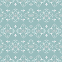 Seamless fabric texture pattern in old-fashioned style