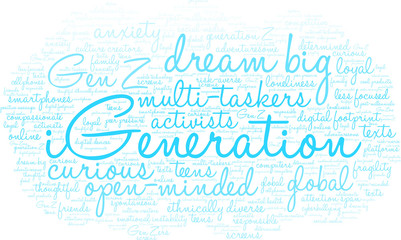 iGeneration Word Cloud