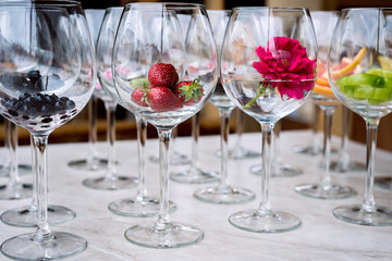 Ingredients for making drinks