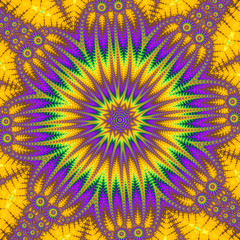 Abstract fantasy ornament pattern.