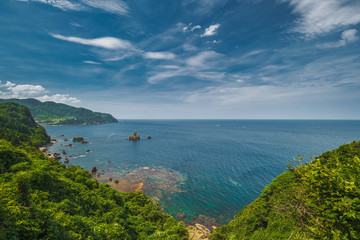 Fototapeta na wymiar 日本海の風景