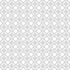 Fototapeta premium Seamless linear pattern of circles, geometric background