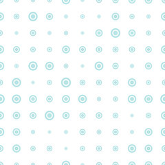 Polka dot background. Abstract round seamless pattern. Vector illustration.