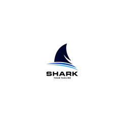 Wild Shark Logo Stock Image