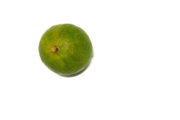 green apple isolated on white background