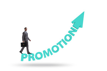 Fototapeta premium Employee in career promotion concept
