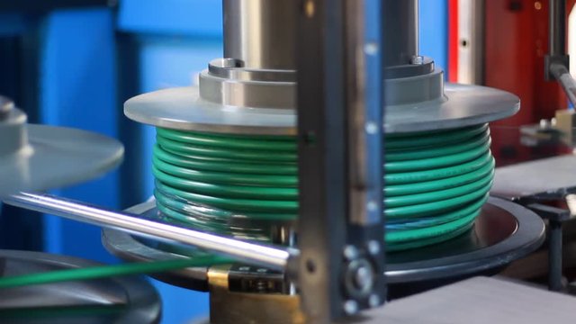 cable wire production factory pipes machinery and turbine at plant