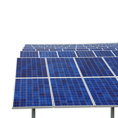 solar farm eco photovoltaic power station isolated