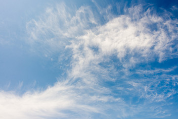 blue sky with white clouds