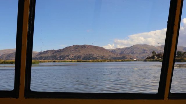 Boat Tour on lake Titicaca from Puno, Peru, South America