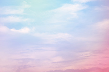 cloud background with a pastel colour