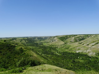 panorama of the canyon