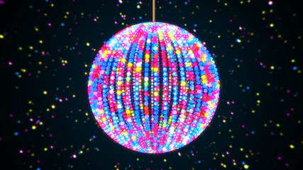 Disco Ball 3d Render