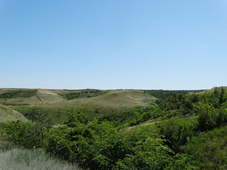 Fototapeta na wymiar steppe landscape