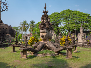 Statues at the Buddha Park, Vientiane