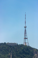 Tbilisi TV tower on Mount Mtatsminda - Georgia