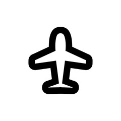 Plane icon vector isolated on background. Trendy sweet symbol. Pixel perfect. illustration EPS 10. - Vector