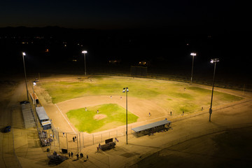 stadium at night