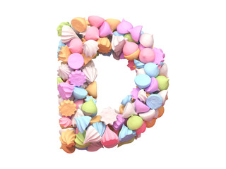 Meringue colorful font