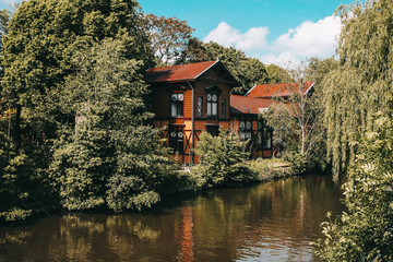 Obraz premium house on the lake