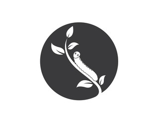 caterpillar logo icon vector illustration design