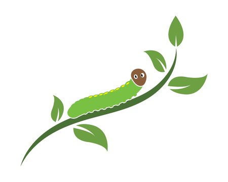 caterpillar logo icon vector illustration design