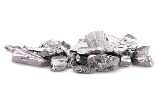 99.95% fine tantalum isolated on white background