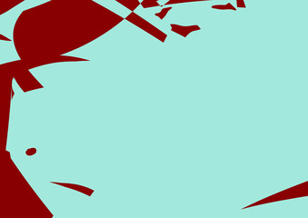 Modern art. Colorful contemporary artwork. Color geometric strokes.