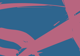 Modern art. Colorful contemporary artwork. Color geometric strokes.