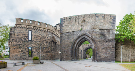 Fototapeta na wymiar Gate of Koblenz (Koblenzer Tor) ) Andernach Rhineland Palatinate Germany