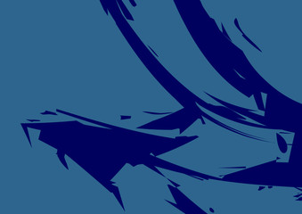 Modern art. Colorful contemporary artwork. Color geometric strokes.