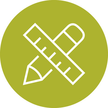 recommend clip art: Pencil Ruler Design Tools Outline Icon