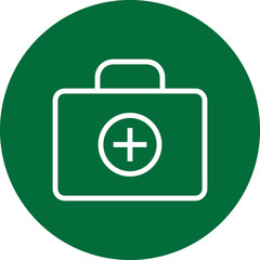Obraz premium First Aid Kit Outline Icon