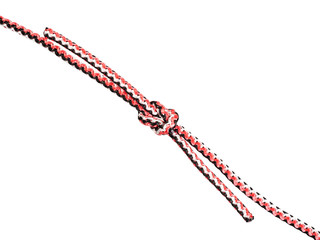another side of Thief knot tied on synthetic rope