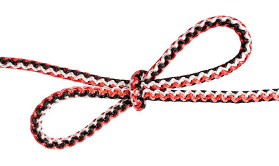 another side of tom fool's knot tied on rope