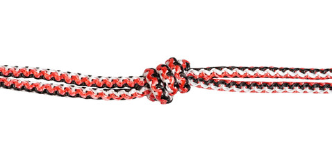roller fishing knot tied on synthetic rope