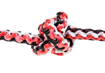 another side of smaller Turk's-heads knot on rope