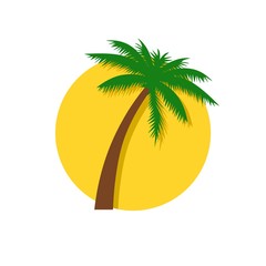 Palm Tree Logo Icon