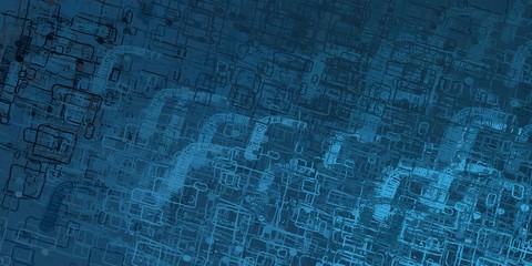 Artistic sketch backdrop material. Abstract geometric pattern. Chaos and random. Modern art drawing painting. 2d illustration. Digital texture wallpaper.