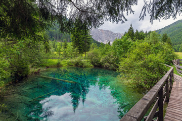 Das Meerauge in Bodental, Kärnten, Österreich