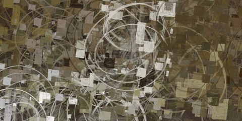 Artistic sketch backdrop material. Abstract geometric pattern. Chaos and random. Modern art drawing painting. 2d illustration. Digital texture wallpaper. 