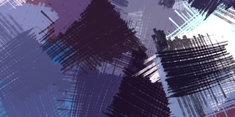 Artistic sketch backdrop material. Abstract geometric pattern. Chaos and random. Modern art drawing painting. 2d illustration. Digital texture wallpaper. 