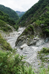 Fototapeta na wymiar River, Rock formations, Taiwan 