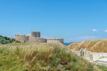 Fototapeta na wymiar Kilitbahir Fortress at Eceabat, Turkey