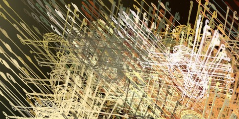 Artistic sketch backdrop material. Abstract geometric pattern. Chaos and random. Modern art drawing painting. 2d illustration. Digital texture wallpaper. 