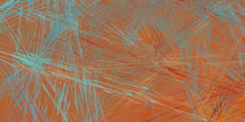 Obraz premium Artistic sketch backdrop material. Abstract geometric pattern. Chaos and random. Modern art drawing painting. 2d illustration. Digital texture wallpaper. 